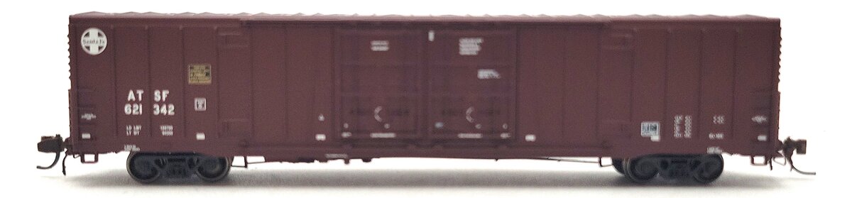 BLMA Models 18016 N Santa Fe Bx-166 60' Double Door Boxcar w/Logo #621342 LN/Box