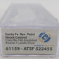 Wheels of Time 61159 N Atchison Topeka Santa Fe PC&F 50' Boxcar #522455 LN/Box