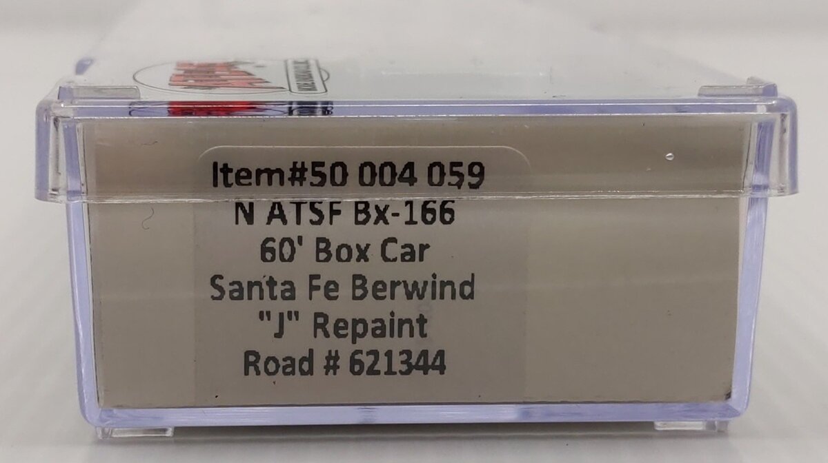 Atlas 50004059 N Santa Fe Berwind "J" Repaint BX-166 Box Car #621344 LN/Box