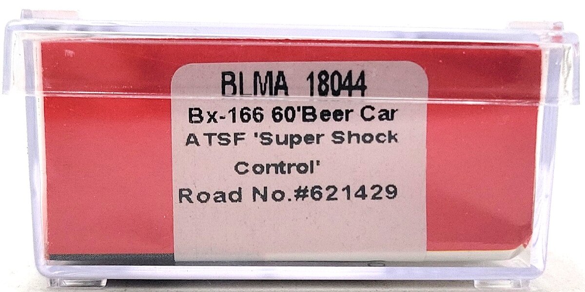 BLMA Models 18044 Bx-166 60' Beer Car 'Super Shock Control' #621429 LN/Box