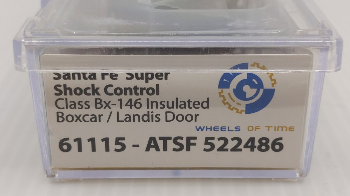 Wheels of Time 61115 N Scale ATSF 50' Insulated Boxcar #522486
