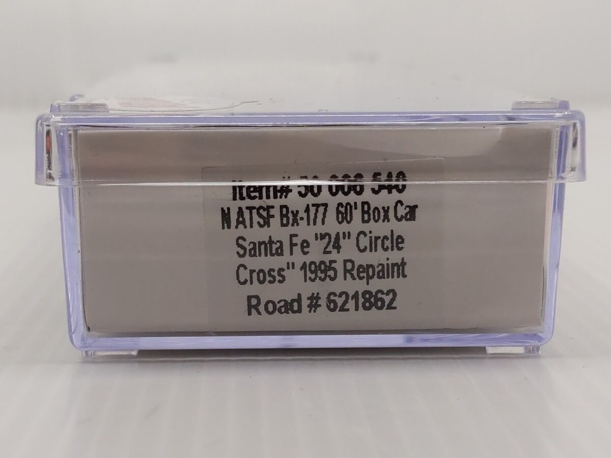 Atlas 50006540 N Santa Fe "24" Circle Cross" BX-177 60' Boxcar #621862 LN/Box