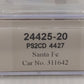 Trainworx Inc 24425-20 N Santa Fe PS2-CD Covered Hopper #311642 LN/Box