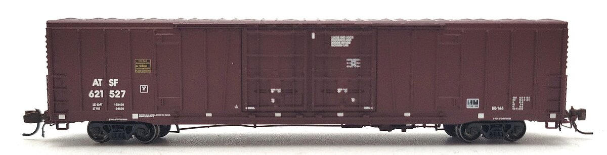 BLMA Models 18009 N Santa Fe Bx-166 60' Double Door Box Car #621527 LN/Box