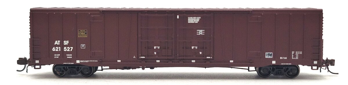 BLMA Models 18009 N Santa Fe Bx-166 60' Double Door Box Car #621527 LN/Box