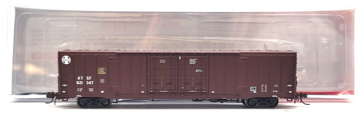 BLMA Models 18017 N Santa Fe Bx-166 60' Double Door Boxcar w/Logo #621347 LN/Box
