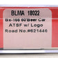 BLMA Models 18022 N Santa Fe Bx-166 60' DD Box w/Logo #621446 LN/Box