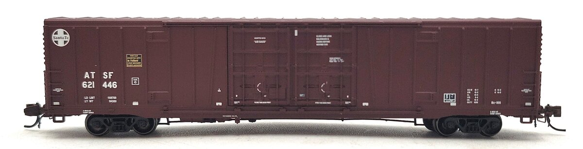 BLMA Models 18022 N Santa Fe Bx-166 60' DD Box w/Logo #621446 LN/Box