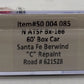 Atlas 50004085 N Santa Fe Berwind "C" Repaint BX-166 Box Car #621528 LN/Box