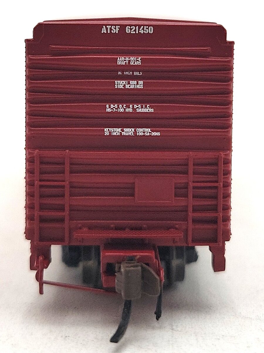 BLMA Models 18033 N Santa Fe "Shock Control" 60' Double Door Boxcar #621450
