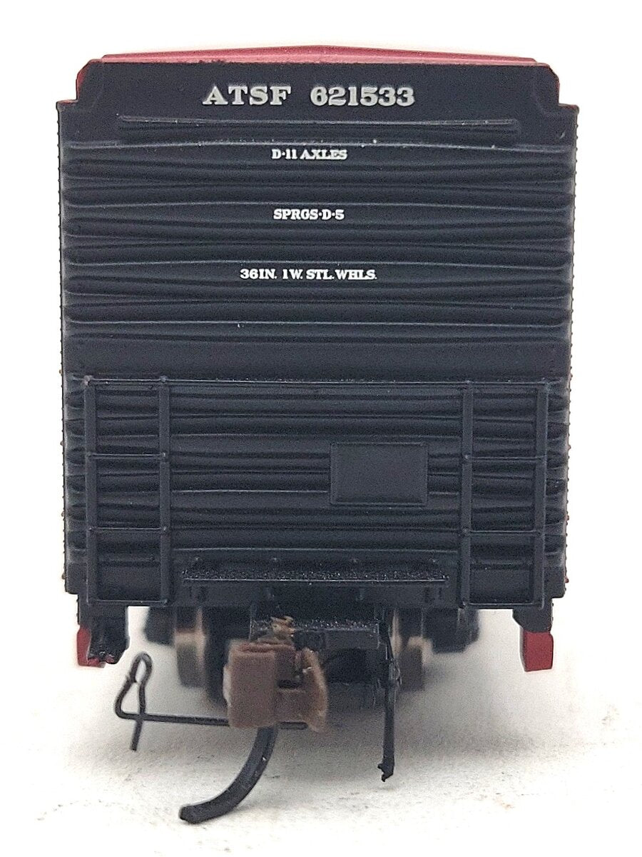 BLMA Models 18047 N Santa Fe Bx-166 60' Super Shock Control DD Boxcar #621533
