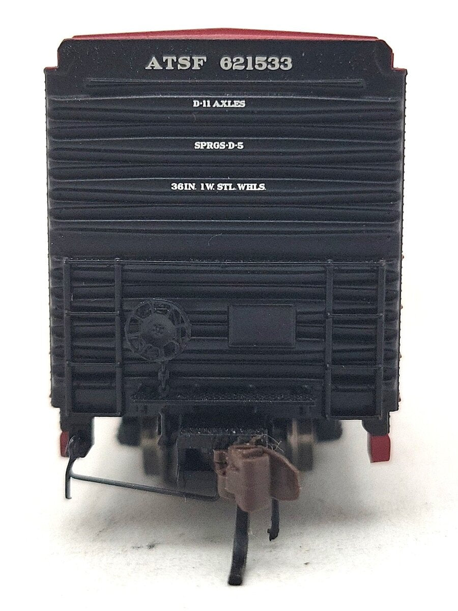 BLMA Models 18047 N Santa Fe Bx-166 60' Super Shock Control DD Boxcar #621533