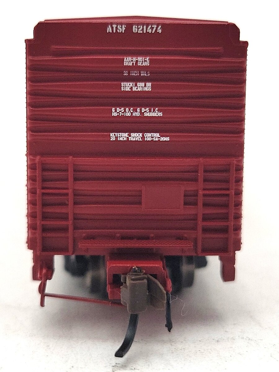 BLMA Models 18034 N Scale Santa Fe 60' Double Door Boxcar #621474 LN/Box