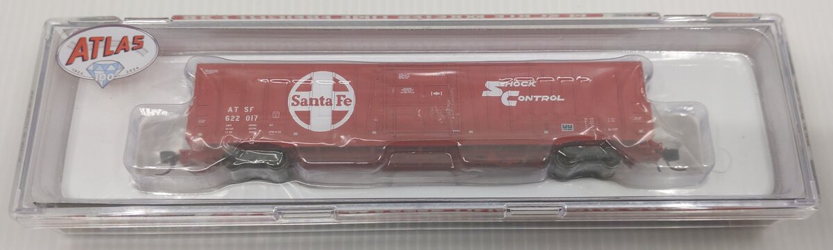 Atlas 50006536 N SF "Shock Control" Gothic Repaint Master BX-177 Boxcar #622017 LN/Box