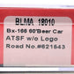 BLMA Models 18010 N Santa Fe Bx-166 60' Double Door Box Car #621543 LN/Box
