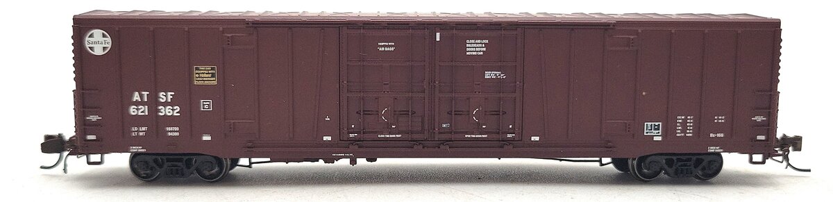 BLMA Models 18018 N Santa Fe Bx-166 60' DD Boxcar #621362 LN/Box