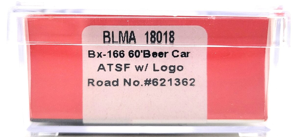 BLMA Models 18018 N Santa Fe Bx-166 60' DD Boxcar #621362 LN/Box