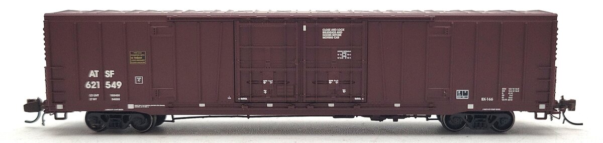 BLMA Models 18011 N Santa Fe Bx-166 60' Double Door Boxcar #621549 LN/Box