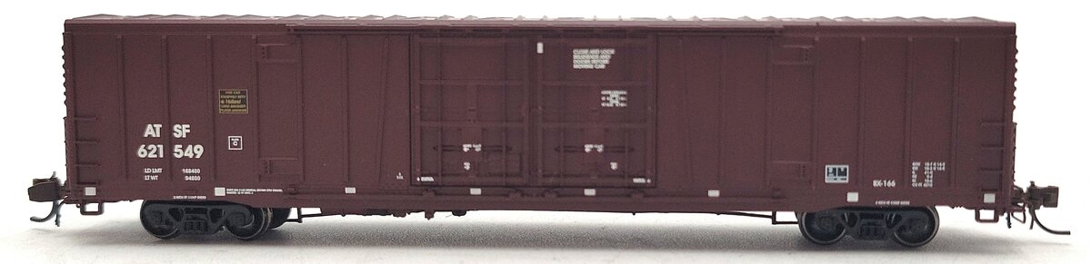 BLMA Models 18011 N Santa Fe Bx-166 60' Double Door Boxcar #621549 LN/Box