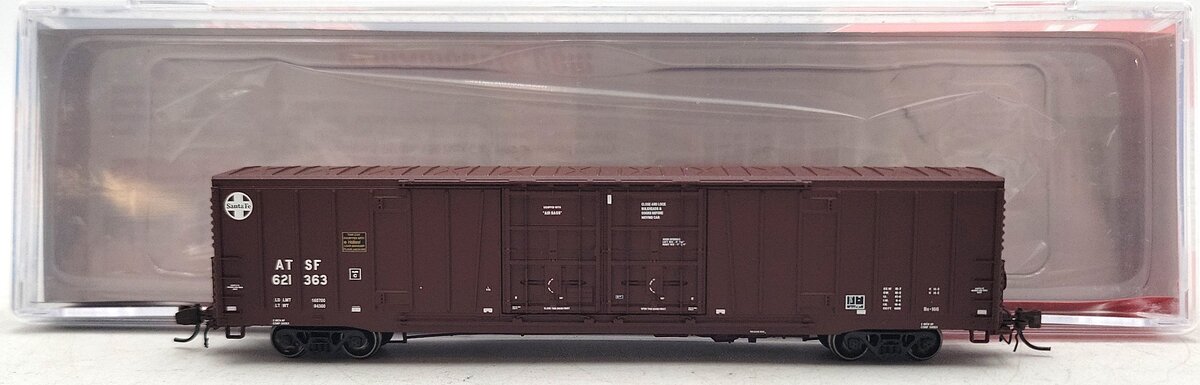 BLMA Models 18019 N Santa Fe Bx-166 60' Double Door Boxcar w/Logo #621363 LN/Box