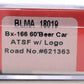 BLMA Models 18019 N Santa Fe Bx-166 60' Double Door Boxcar w/Logo #621363 LN/Box