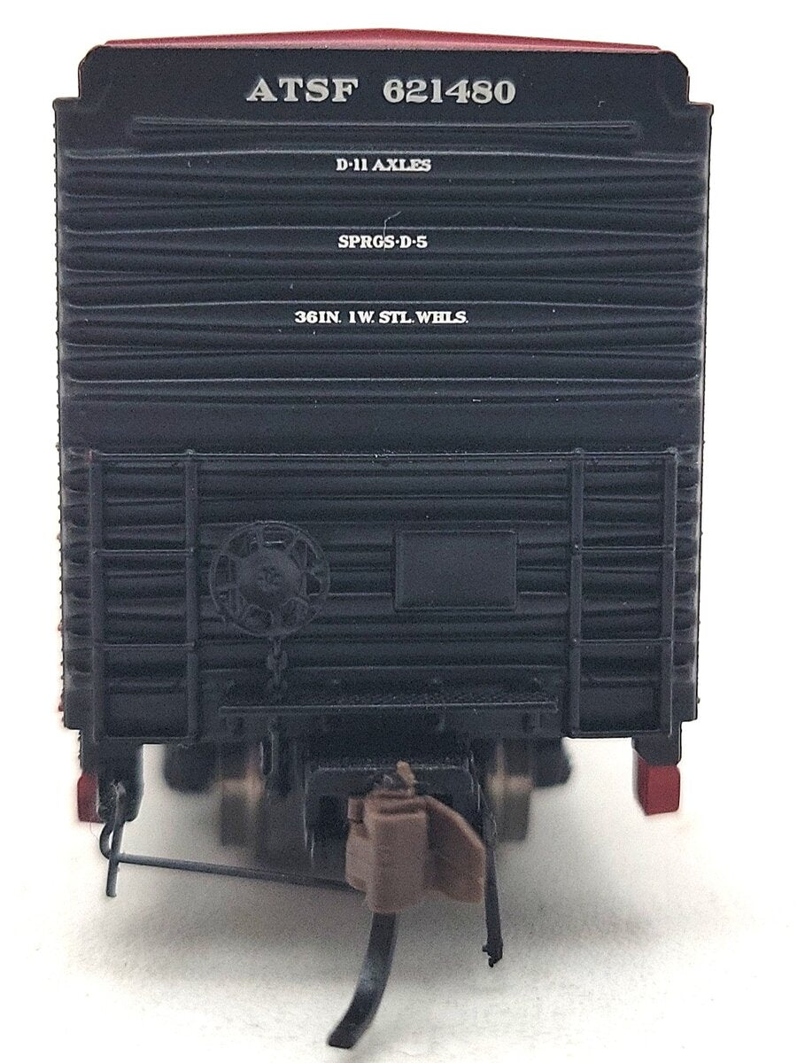 BLMA Models 18045 N Scale Santa Fe "Super Shock" 60' Double Door Boxcar #621480 LN/Box