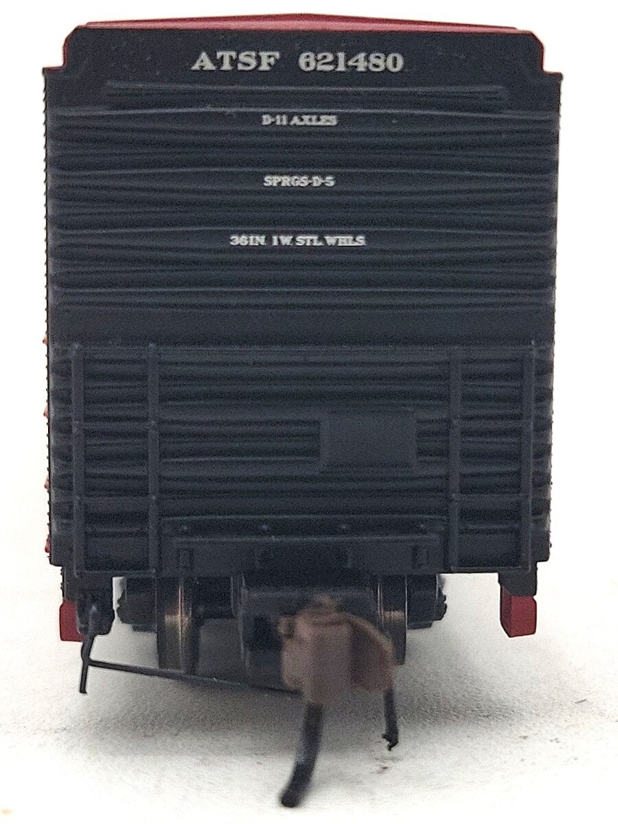 BLMA Models 18045 N Scale Santa Fe "Super Shock" 60' Double Door Boxcar #621480 LN/Box