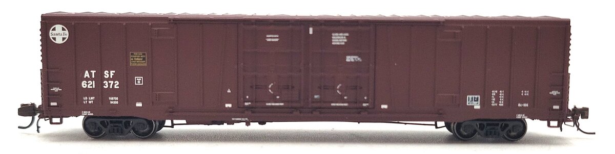 BLMA Models 18020 N Santa Fe Bx-166 60' Double Door Boxcar w/Logo #621372 LN/Box