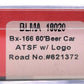 BLMA Models 18020 N Santa Fe Bx-166 60' Double Door Boxcar w/Logo #621372 LN/Box