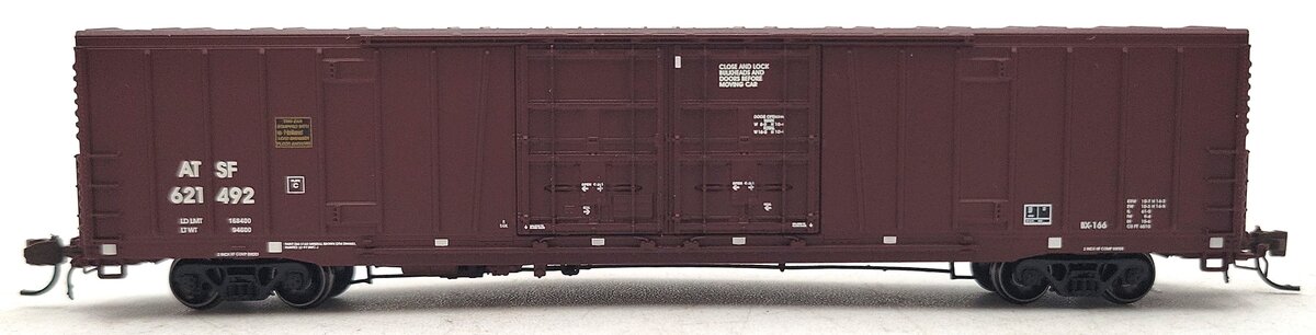 BLMA Models 18006 N Santa Fe Bx-166 60' Double Door Beer Car Boxcar #621492 LN/Box