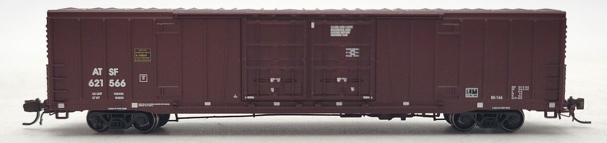 BLMA Models 18012 N Santa Fe Bx-166 60' Double Door Beer Car Boxcar #621566 LN/Box