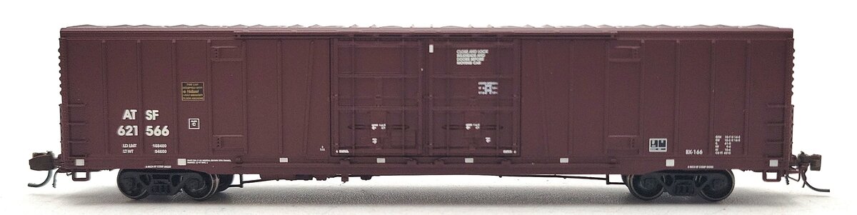 BLMA Models 18012 N Santa Fe Bx-166 60' Double Door Beer Car Boxcar #621566 LN/Box