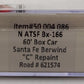Atlas 50004086 N Santa Fe Berwind "C" Repaint BX-166 Box Car #621574 LN/Box