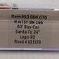 Atlas 50004070 N Santa Fe 24" Logo #2 BX-166 60' Box Car #621578 LN/Box