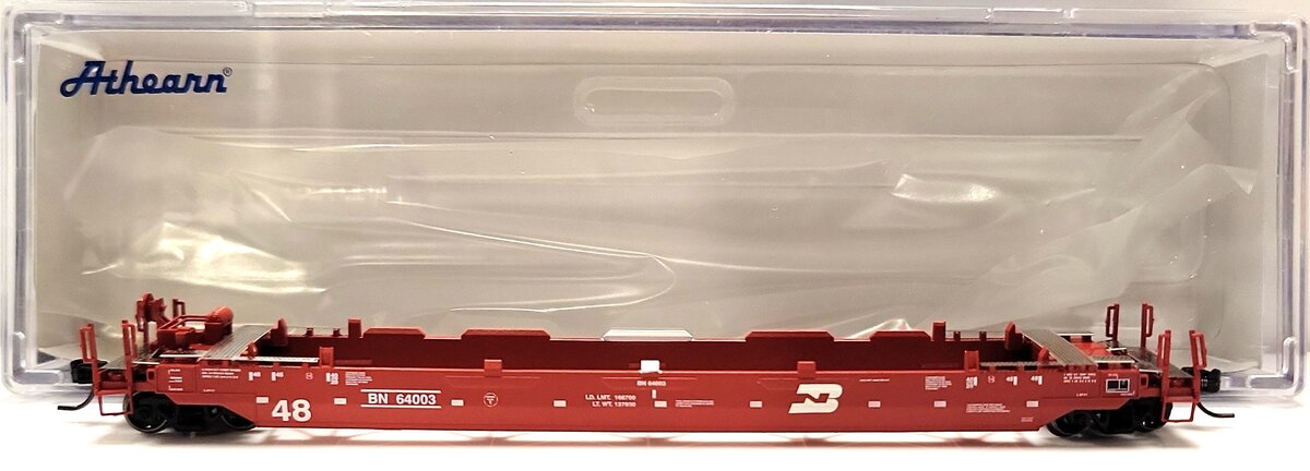 Athearn 23140 N Scale Burlington Northern Husky Stack #64003 EX/Box