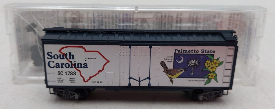Micro-Trains 02100378 N Scale South Carolina 40' Standard Plug Door Boxcar #1788 LN/Box