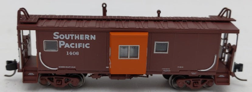 Bluford Shops 44280 N SP Phase 4 International Car Bay Window Caboose #1406 EX/Box