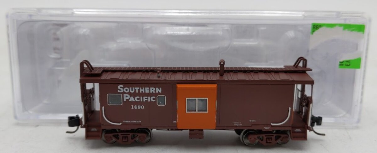 Bluford Shops 44281 N SP Phase 4 International Car Bay Window Caboose #1490 EX/Box