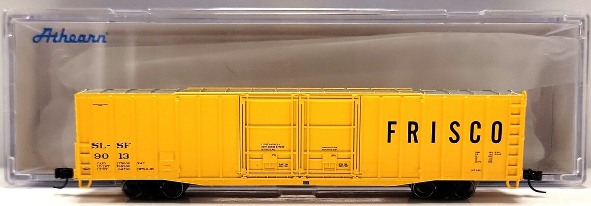 Athearn 6713 N St. Louis-San Francisco 60' PS Auto Boxcar #9013