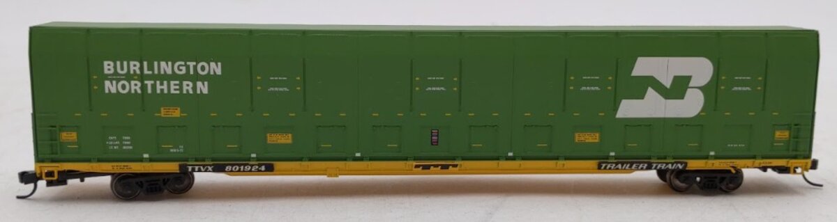 ExactRail EN-50503-1 N Scale Burlington Northern Vert-A-Pac Car TTVX #801176 EX/Box
