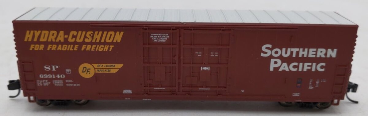 Wheels of Time 61019 N Scale Southern Pacific 50' Hydra-Cushion Boxcar #699140 LN/Box