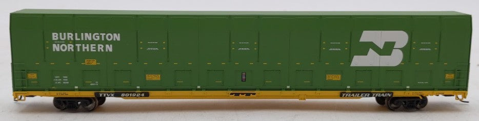 ExactRail EN-50503-2 N Scale Burlington Northern Vert-A-Pac Car TTVX #801924 EX/Box