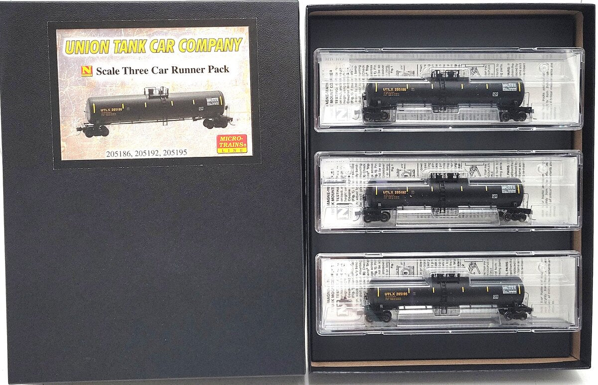 Micro-Trains 99300121 N UTLX 56' General Service Tank Car (Set of 3) NIB