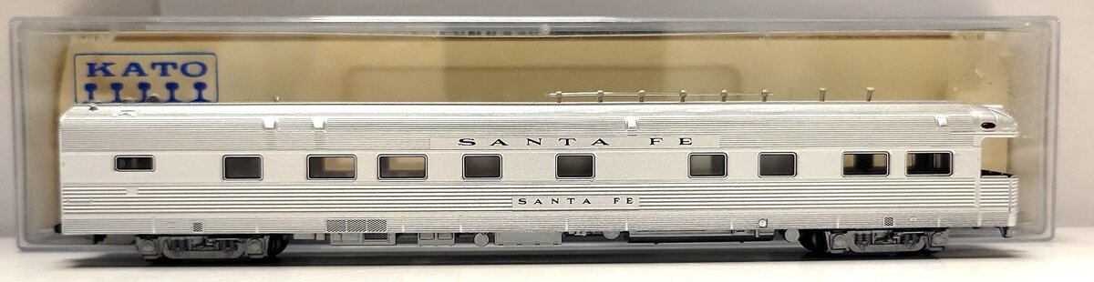 Kato 156-0804 N Scale ATSF "Santa Fe" Business Car LN/Box