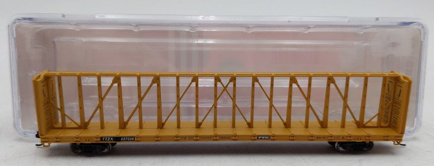 Red Caboose 16805 N Scale TTZX 73' Centerbeam Flatcars #857026 LN/Box