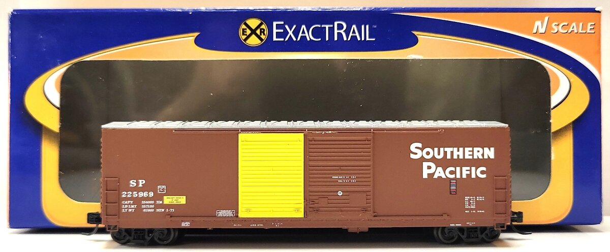 ExactRail EN-50801-3 N Southern Pacific Gunderson 5200 Cu. Ft. Boxcar #225969 LN/Box