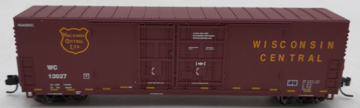 Wheels of Time 61039 N Scale WC 50' Insulated Double Plug-Door Boxcar #12027 LN/Box