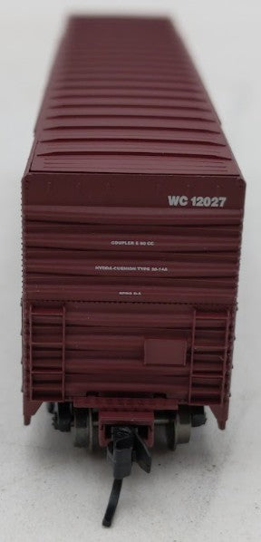 Wheels of Time 61039 N Scale WC 50' Insulated Double Plug-Door Boxcar #12027 LN/Box