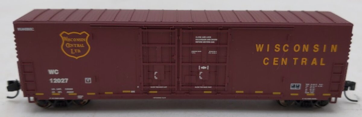 Wheels of Time 61039 N Scale WC 50' Insulated Double Plug-Door Boxcar #12027 LN/Box