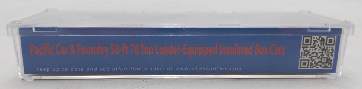 Wheels of Time 61039 N Scale WC 50' Insulated Double Plug-Door Boxcar #12027 LN/Box